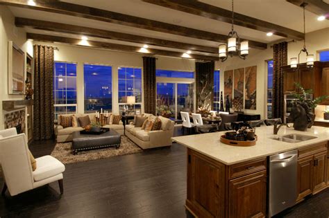 Such design can really brighten up your room. Arranging Living Room with Open Floor Plans - MidCityEast