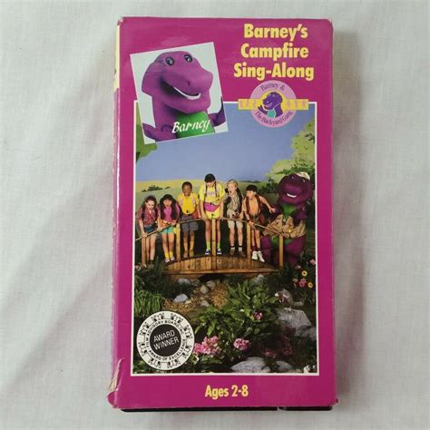 Image Of Barney S Campfire Sing Along Vhs Video Tape Barney Barney