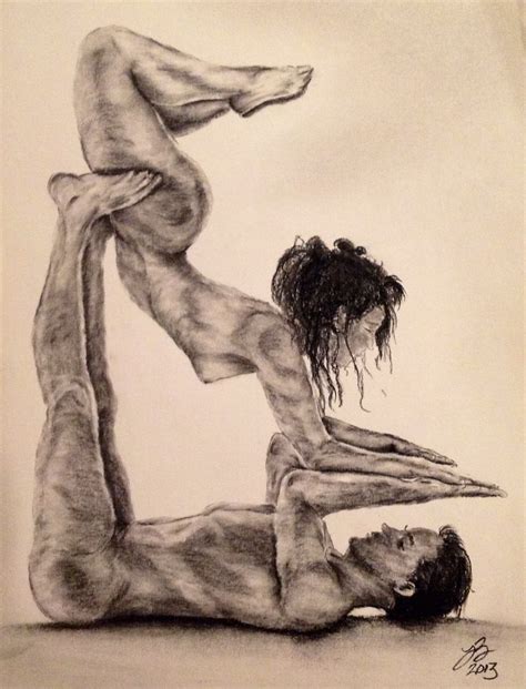 Couples Yoga Pose 4 Woman Figure Studies Pinterest
