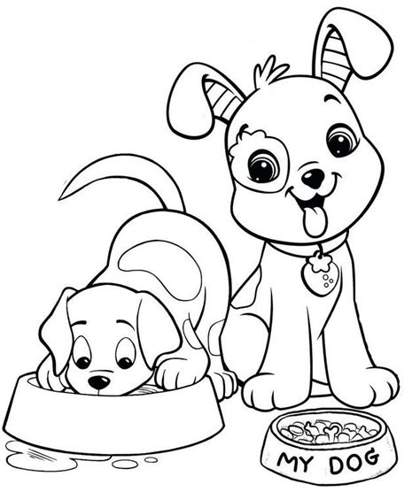 The Dozens Of Cute Dog Coloring Pages For Kids Coloring Pages Dog
