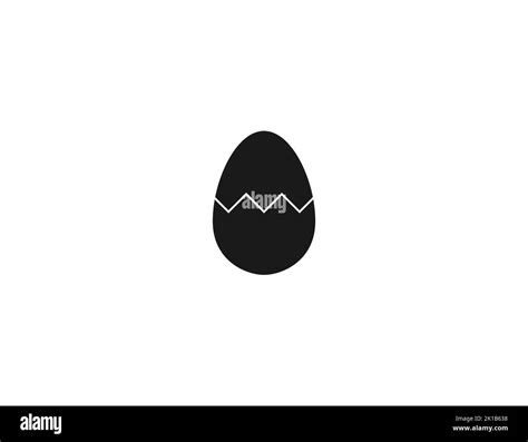 Egg Broken Egg Icon Vector Illustration Stock Vector Image And Art Alamy