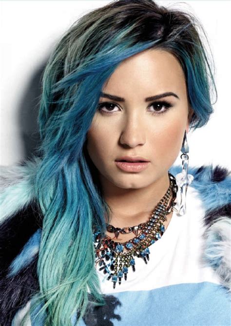15 Best Images About Demi Lovato On Pinterest Blue Hair Short Blue