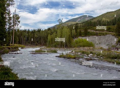 Altai Mountain Rivers Stock Photo Alamy