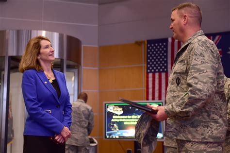 Lisa Disbrow Acting Under Secretary Of The Air Force Visits Buckley