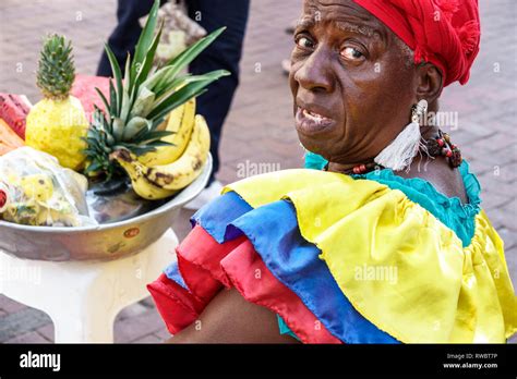 Cartagena Colombiaplaza San Pedro Claverblack Blacks African Africans