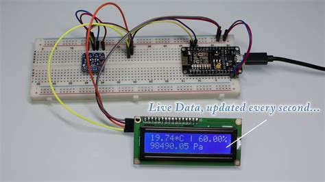 Iot Test Environmental Data Nodemcu Esp8266 Bme280 Lcd I2c 16x2