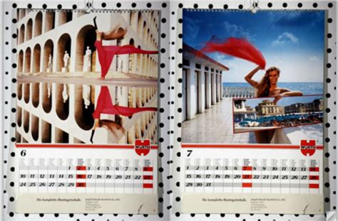 Eine Zeitreise Der Besonderen Art Der Würth Modelkalender 1984