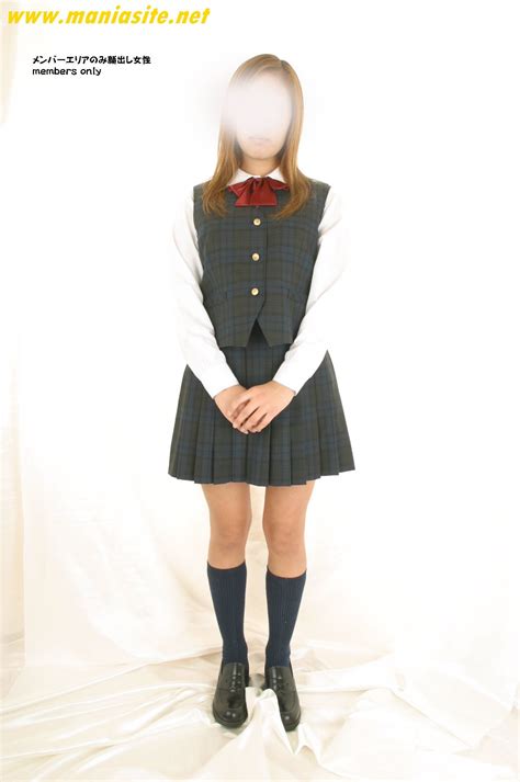 obedient slender girl uniform japanese kawaii panchira ichira