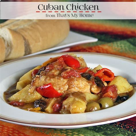It's easy and inexpensive to make, hearty and perfect for hungry appetites. Cuban Chicken - Recipes Food and Cooking