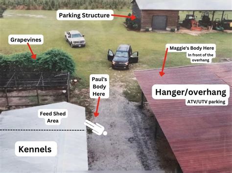 Photo Map Overview Showing Where Paul And Maggies Body Were Found On