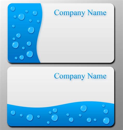 Blank Business Card Template Free ~ Addictionary