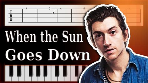 Arctic Monkeys When The Sun Goes Down Psonguitar Youtube