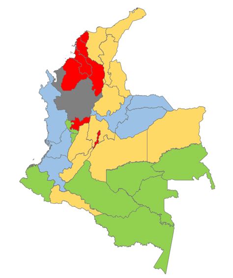 Mapa Politico De Colombia Para Colorear Sin Nombres Mapamundi Para