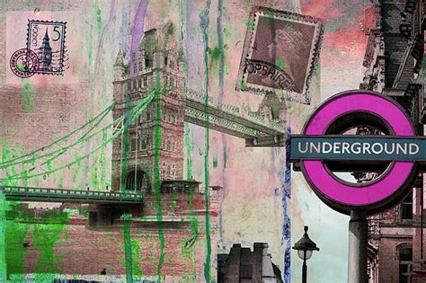London Underground By Luz Graphic Studio Graphic Wall Art London