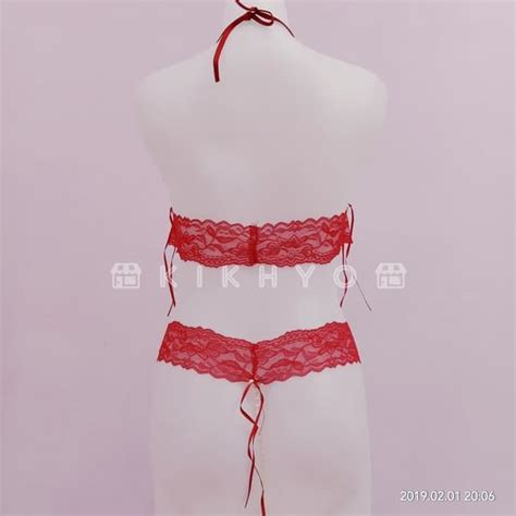 Jual Sexy Lingerie Bikini Bra Set Gstring Open Baju Tidur Wanita Di