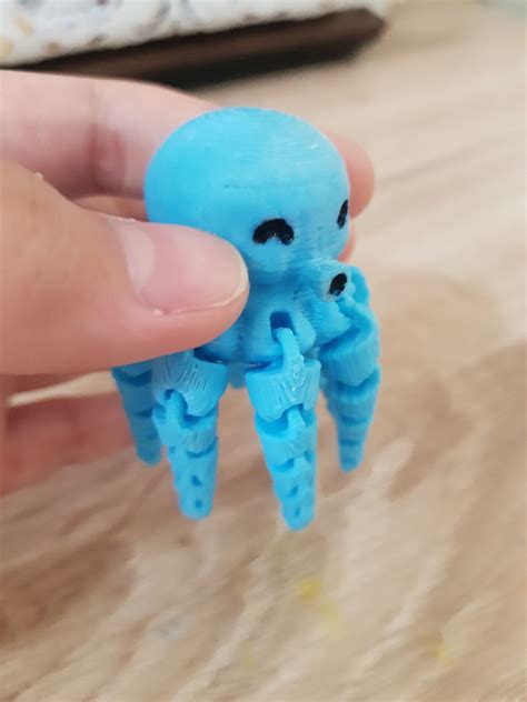 3d printed cute mini octopus made with ender 3 cults
