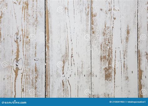 White Wooden Floorboards Distressed Worn Floorboard Background Painted
