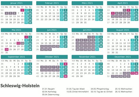 Wann Sind Die Sommerferien Schleswig Holstein 2021 Druckbarer 2023