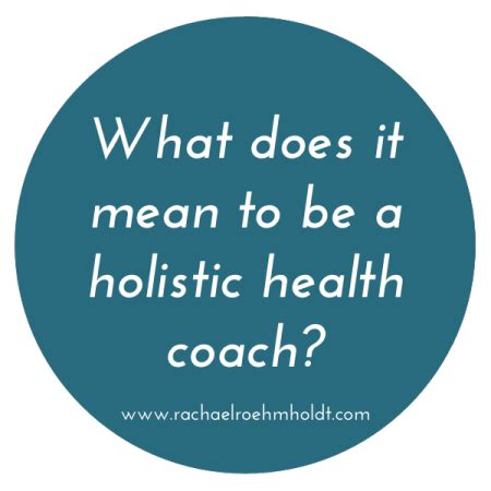 What does it mean to be a holistic health coach? | Holistic health coach, Holistic health ...
