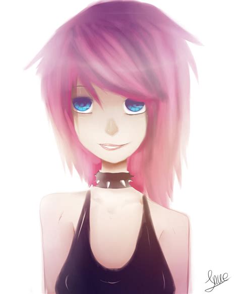 Anime Punk Girl By Inuequalis On Deviantart