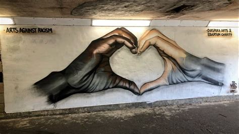 Street Artist S Anti Racism Mural Shared All Over The World Dublin S