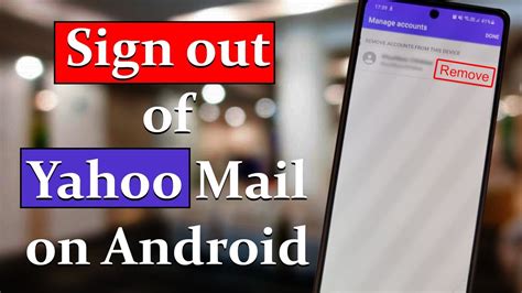 How To Sign Out Of Yahoo Mail On Android YouTube