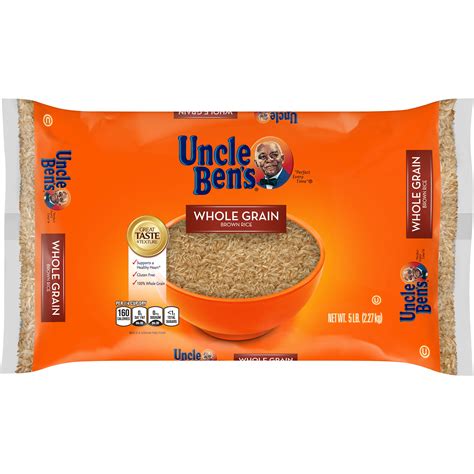 UNCLE BEN S Whole Grain Brown Rice 5 Lb Bag Walmart Com