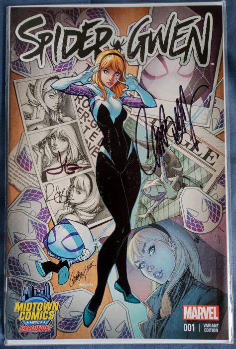 Marvel Spider Gwen 1 Signed By Jscott Campbell Jason Catawiki