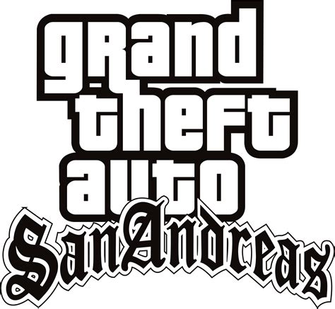 Grand Theft Auto San Andreas Logo Png Photo Png Mart
