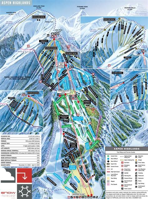 Aspen Highlands Ski Resort Guide Location Map And Aspen Highlands Ski