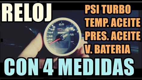 Audi Tt Ep Reloj De Presi N Del Turbo Youtube