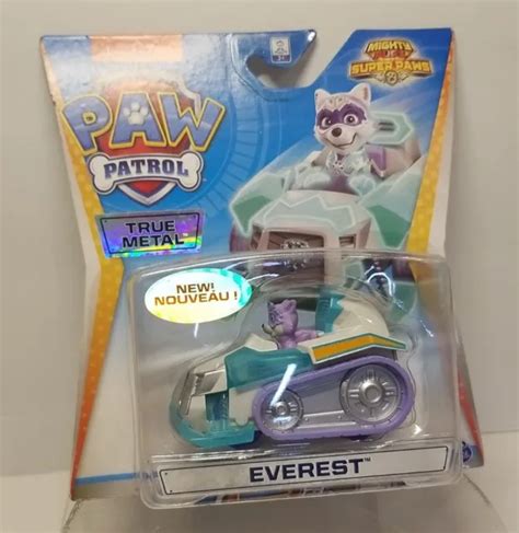 Nickelodeon Paw Patrol True Metal Everest Mighty Pups Super Paws Spin