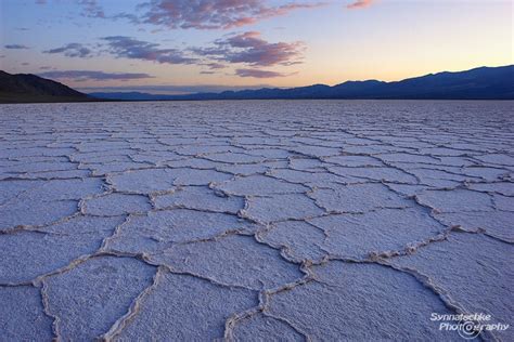 Salt Flats Sunset Death Valley Np California Usa Synnatschke