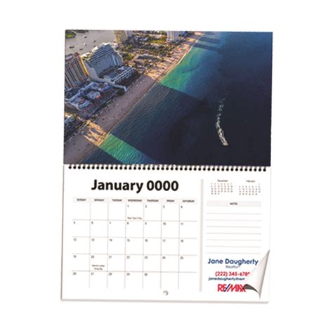 Customized 12 Photo Wall Calendar Mini Omg National Promo Items
