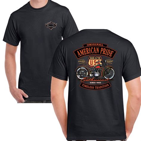 2019 Summer Tee Shirt Mens Biker T Shirt Old Vintage Classic Motorcycle