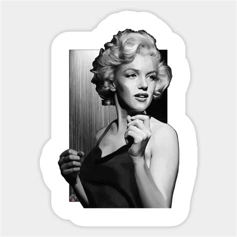 Marilyn Monroe Tribute Cinemascope Sticker Teepublic