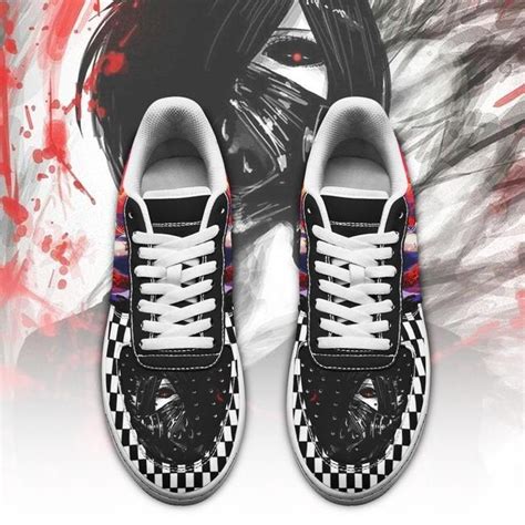 Looking to watch tokyo ghoul anime for free? Tokyo Ghoul Touka Air Force Sneakers Custom Checkerboard ...