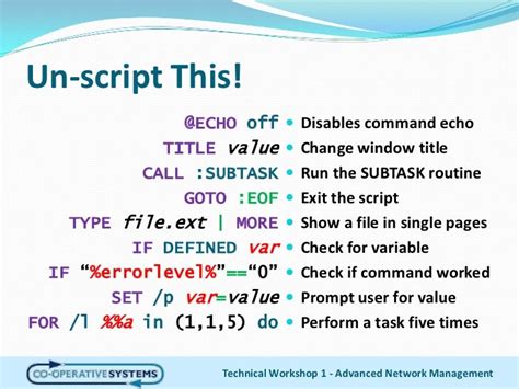 Basics Of Batch Scripting