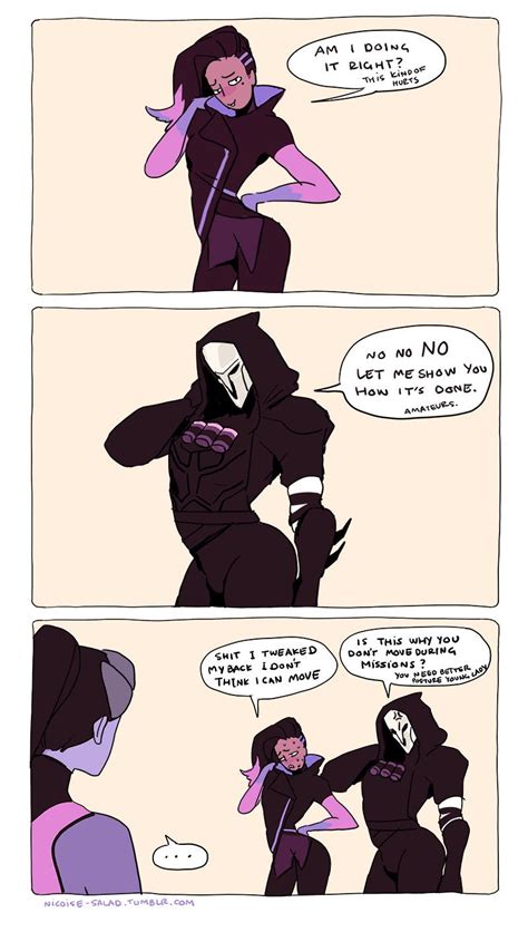 The Rest Of Talon Give Widowmakers Backbreaking Pose A Try Overwatch