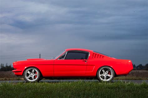 Screaming Red 1965 Ford Mustang Fastback Hot Rod Network