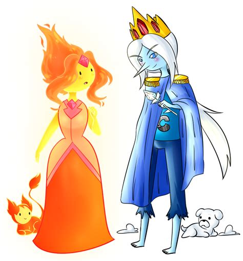 Flame Princess And Ice Prince Finn By Rumay On Deviantart Adventure Time
