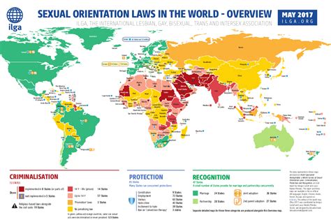 Overview Map Sexual Orientation Laws 2017 Ilga