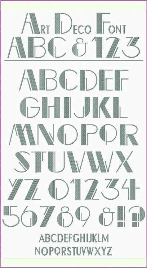 Pin By Rita Phelps On Fonts Art Deco Font Lettering Lettering Alphabet