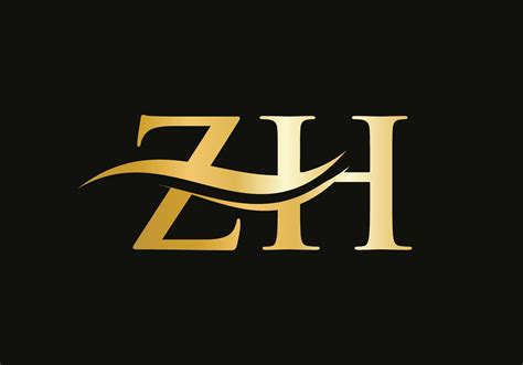 Initial Monogram Letter Zh Logo Design Vector Zh Letter Logo Design