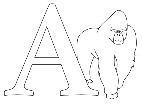 Download Free Alphabet Coloring Pages PDF | Abc coloring pages, Alphabet coloring, Coloring books