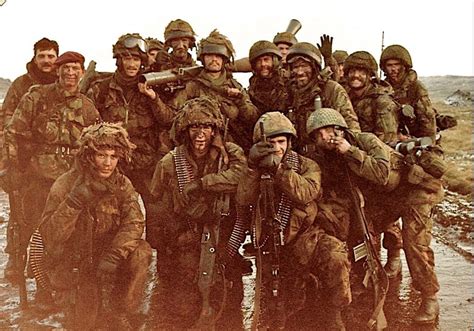 2 Para In The Falkland Islands Just After The Final Battle And About