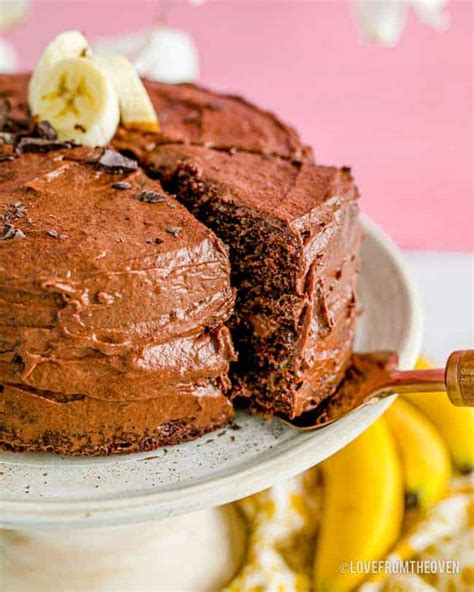 Easy Chocolate Banana Cake Love From The Oven