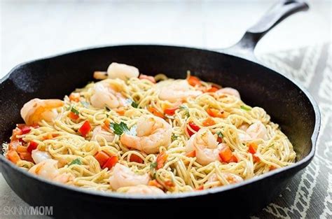 Skinny Shrimp Scampi Resized Meals Under Calories Calorie Meals Healthy Low Calorie