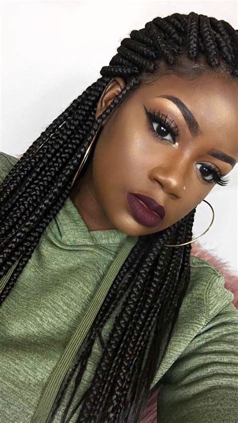 Box Braids Hairstyles For Black Women Fashion Style