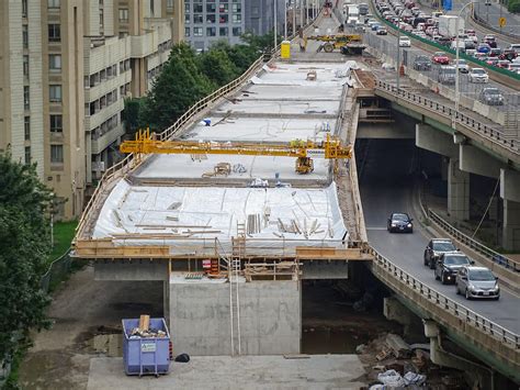 Construction Progresses On New Gardiner Expressway Off Ramp Urbantoronto